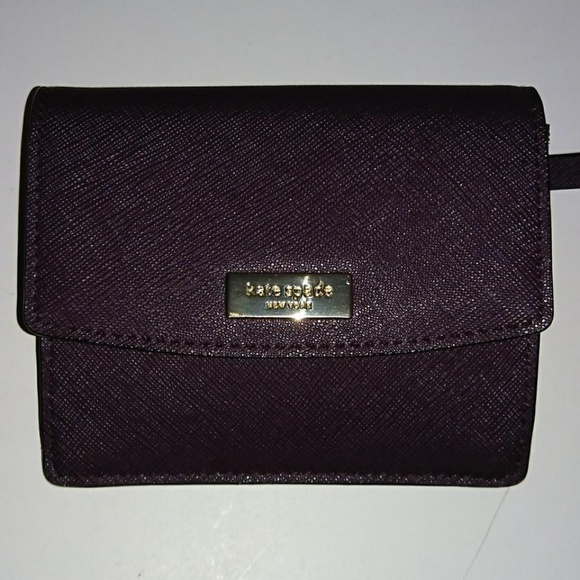 Kate Spade Mahogany Laurel Way Mahogany Leather Wallet - Picture 8 of 9